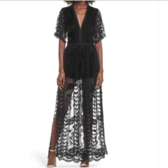 socialite lace romper